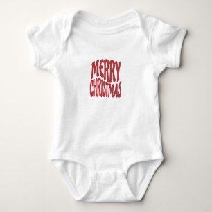 Frohe Weihnachten Baby Strampler