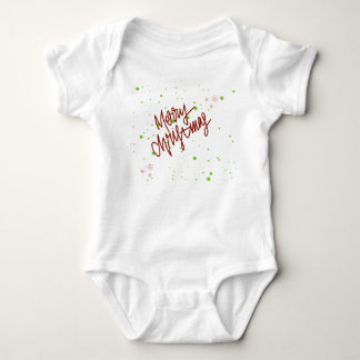 Frohe Weihnachten Baby Strampler