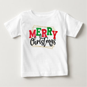 Frohe Weihnachten Baby T-shirt