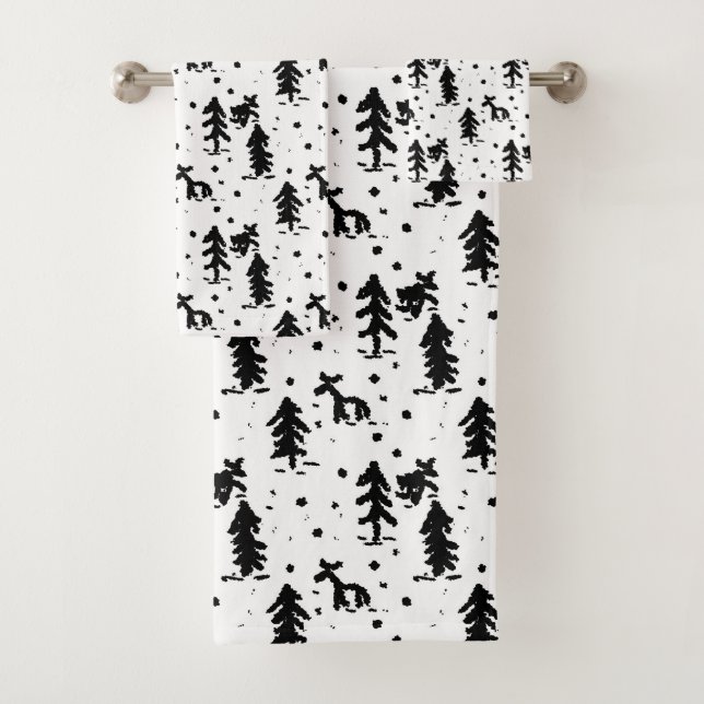 Frohe Weihnachten! Badhandtuch Set (Insitu)