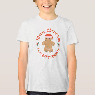Frohe Weihnachten Bake Cookies Lebkuchen Mann Tri-Blend Shirt