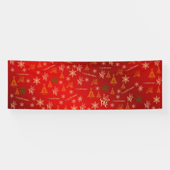 frohe Weihnachten Banner (Horizontal)