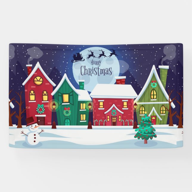 Frohe Weihnachten Banner (Horizontal)