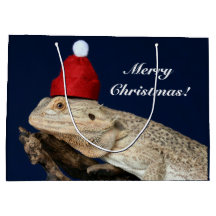 Frohe Weihnachten Bartete Dragon Lizard - Weihnach