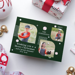 Frohe Weihnachten Baseball Sport 3 Foto Familienna