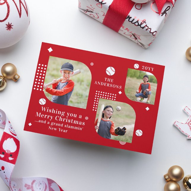 Frohe Weihnachten Baseball Sport 3 Foto Familienna (Von Creator hochgeladen)