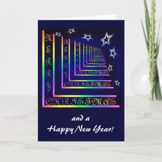 Frohe Weihnachten beim Regenbogendesign