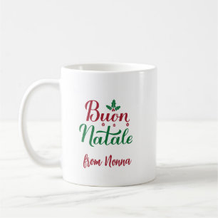 Frohe Weihnachten Benutzerdefinierte italienische Kaffeetasse