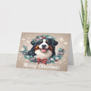 Frohe Weihnachten Bernese Mountain Dog Xmas
