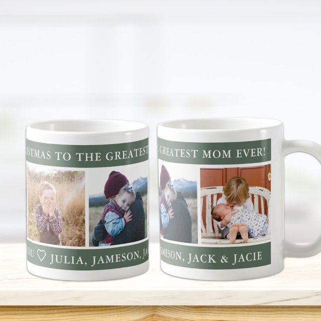 Frohe Weihnachten Beste Mama Custom Kaffeetasse (Von Creator hochgeladen)