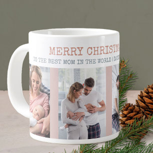 Frohe Weihnachten Beste Mama in World 4 Foto Jumbo-Tasse