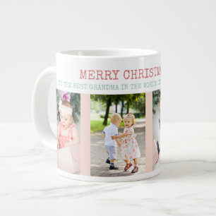 Frohe Weihnachten Beste Oma der Welt 4 Foto Jumbo-Tasse