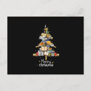 Frohe Weihnachten Bibliotheksbaum Süßer Bücherlieb