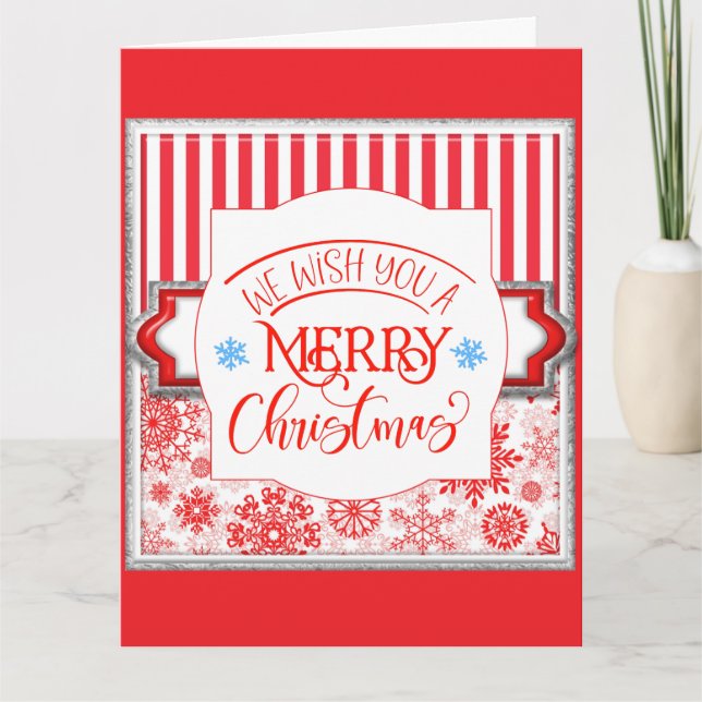 Frohe Weihnachten Big Papa Santa Karte (Vorderseite)