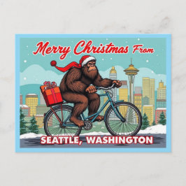 Frohe Weihnachten Bigfoot aus Seattle Washington