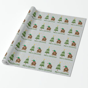 Frohe Weihnachten Bigfoot Geschenkpapier