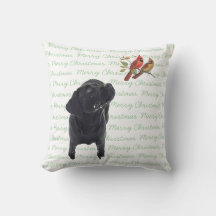 Frohe Weihnachten Black Labrador