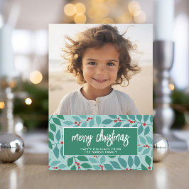 Frohe Weihnachten Botanische Pastel - Foto