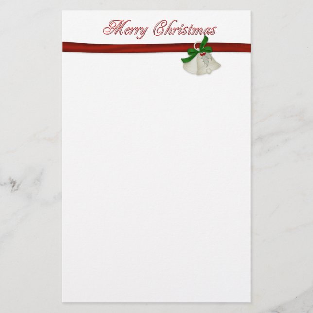 Frohe Weihnachten Briefpapier (Vorderseite)