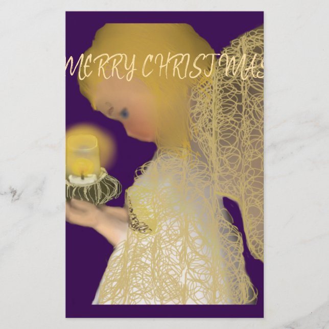 Frohe Weihnachten Briefpapier (Vorderseite)