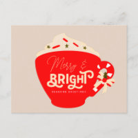 Frohe Weihnachten Bright Hot Chocolate Red Tasse