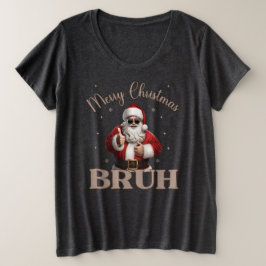 Frohe Weihnachten BRUH Funny Design T - Shirt