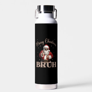 Frohe Weihnachten BRUH Funny Design Trinkflasche