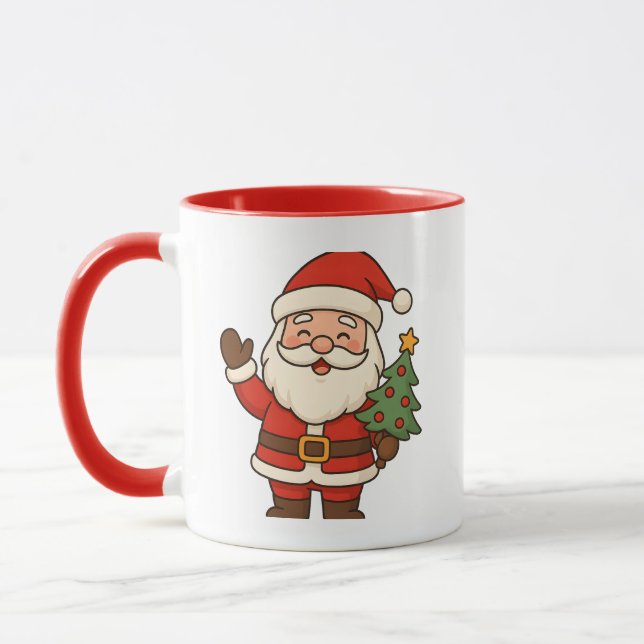 Frohe Weihnachten Bruh Santa  Tasse (Links)