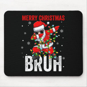 Frohe Weihnachten Bruh Xmas Weihnachtsmann Weihnac Mousepad