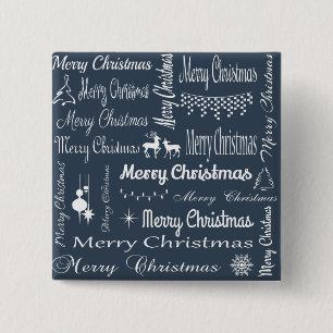 Frohe Weihnachten Button