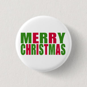 Frohe Weihnachten Button