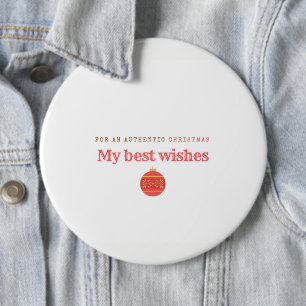 Frohe Weihnachten Button