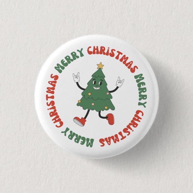 Frohe Weihnachten  Button (Vorderseite)