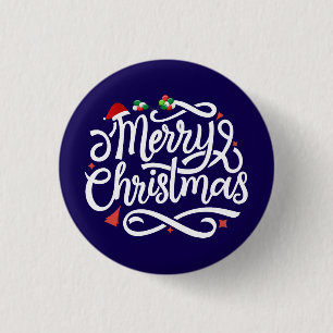 Frohe Weihnachten Button