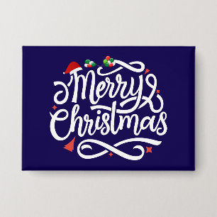 Frohe Weihnachten Button