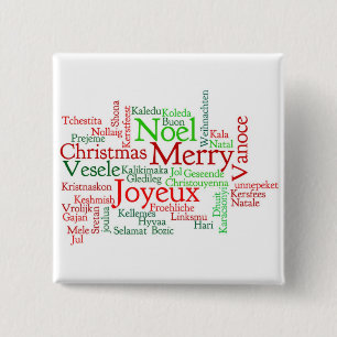 Frohe Weihnachten Button