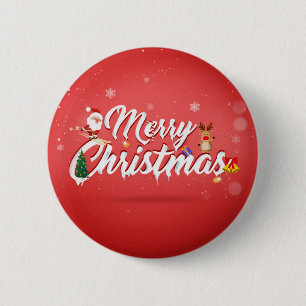 Frohe Weihnachten Button
