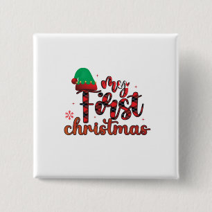 Frohe Weihnachten Button