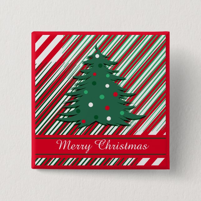 Frohe Weihnachten Button (Vorderseite)