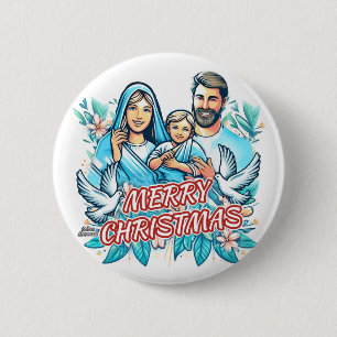 Frohe Weihnachten Button