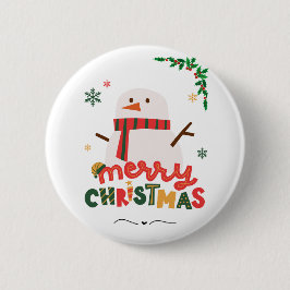 Frohe Weihnachten Button
