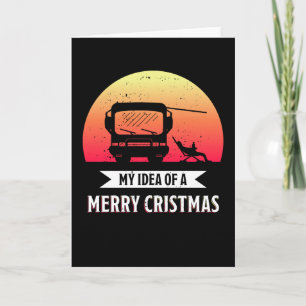 Frohe Weihnachten - Camper van RV Geschenk Karte