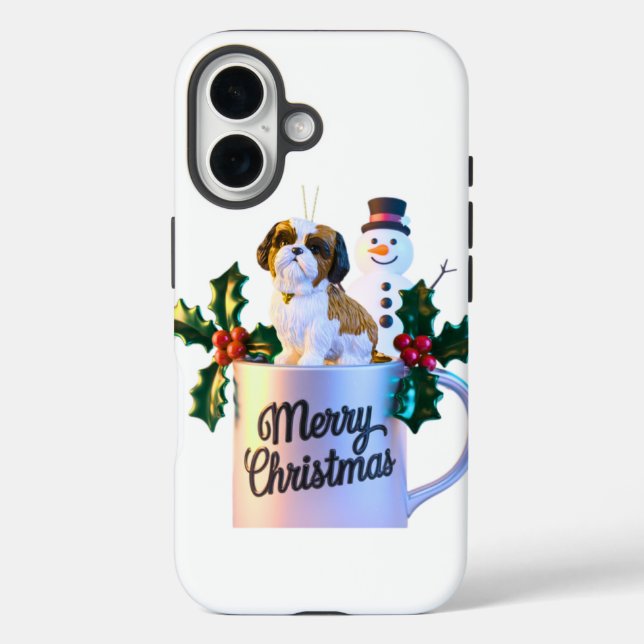 Frohe Weihnachten Case-Mate iPhone Hülle (Rückseite)