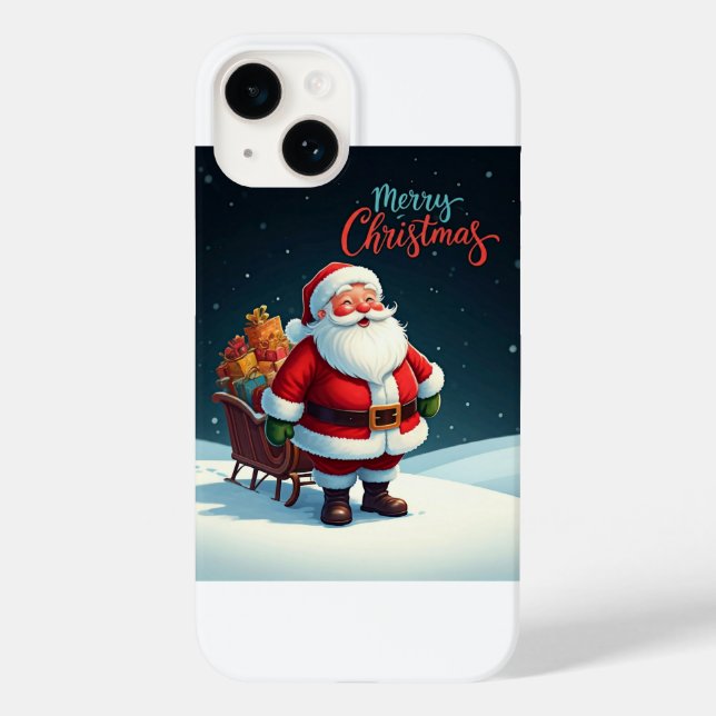 Frohe Weihnachten Case-Mate iPhone Hülle (Rückseite)