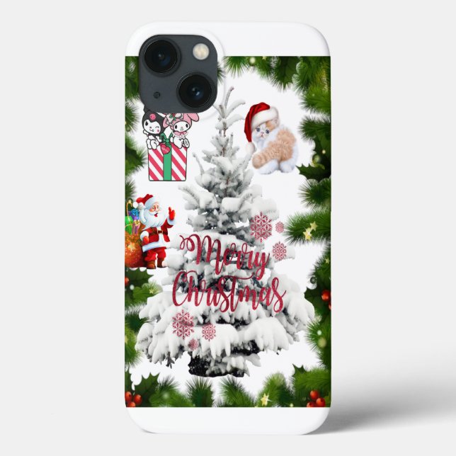 Frohe Weihnachten Case-Mate iPhone Hülle (Rückseite)