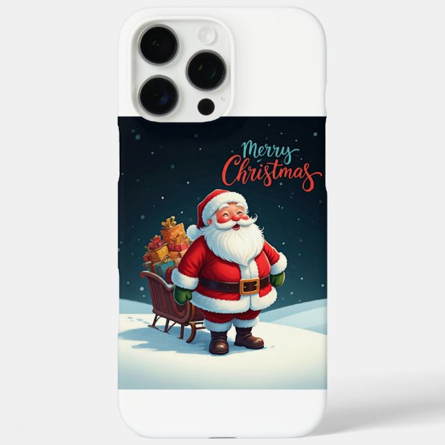 Frohe Weihnachten Case-Mate iPhone Hülle (Rückseite)