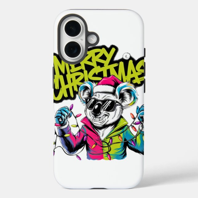Frohe Weihnachten Case-Mate iPhone Hülle (Rückseite)