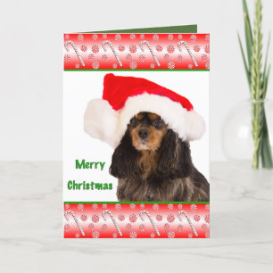Frohe Weihnachten Cavalier King Charles Karte