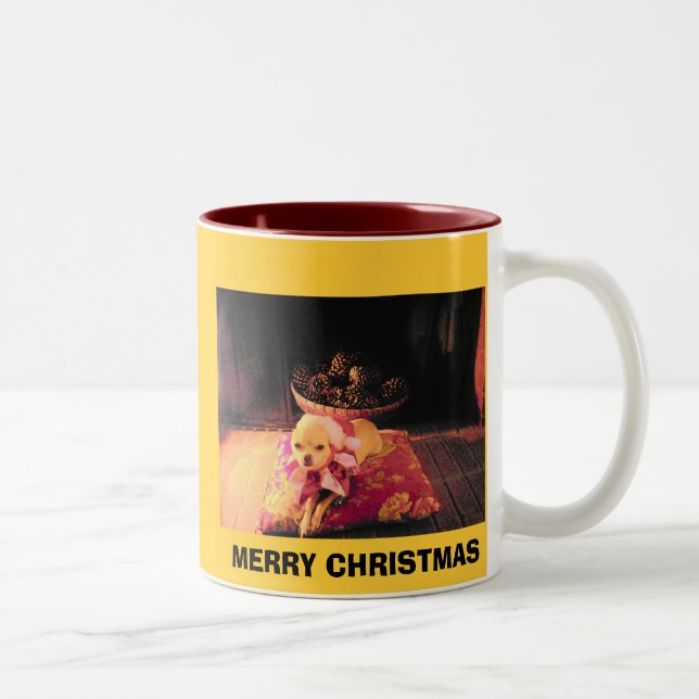 FROHE WEIHNACHTEN - CHICHI PUCHI TASSE (Rechts)