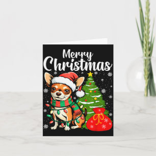 Frohe Weihnachten Chihuahua  Karte